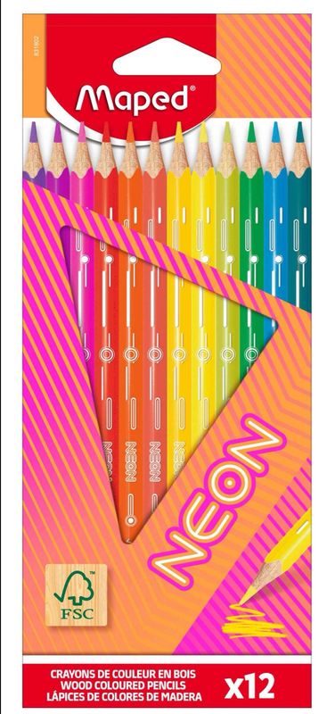 Maped Neon Pencils (set of 12 Colours)