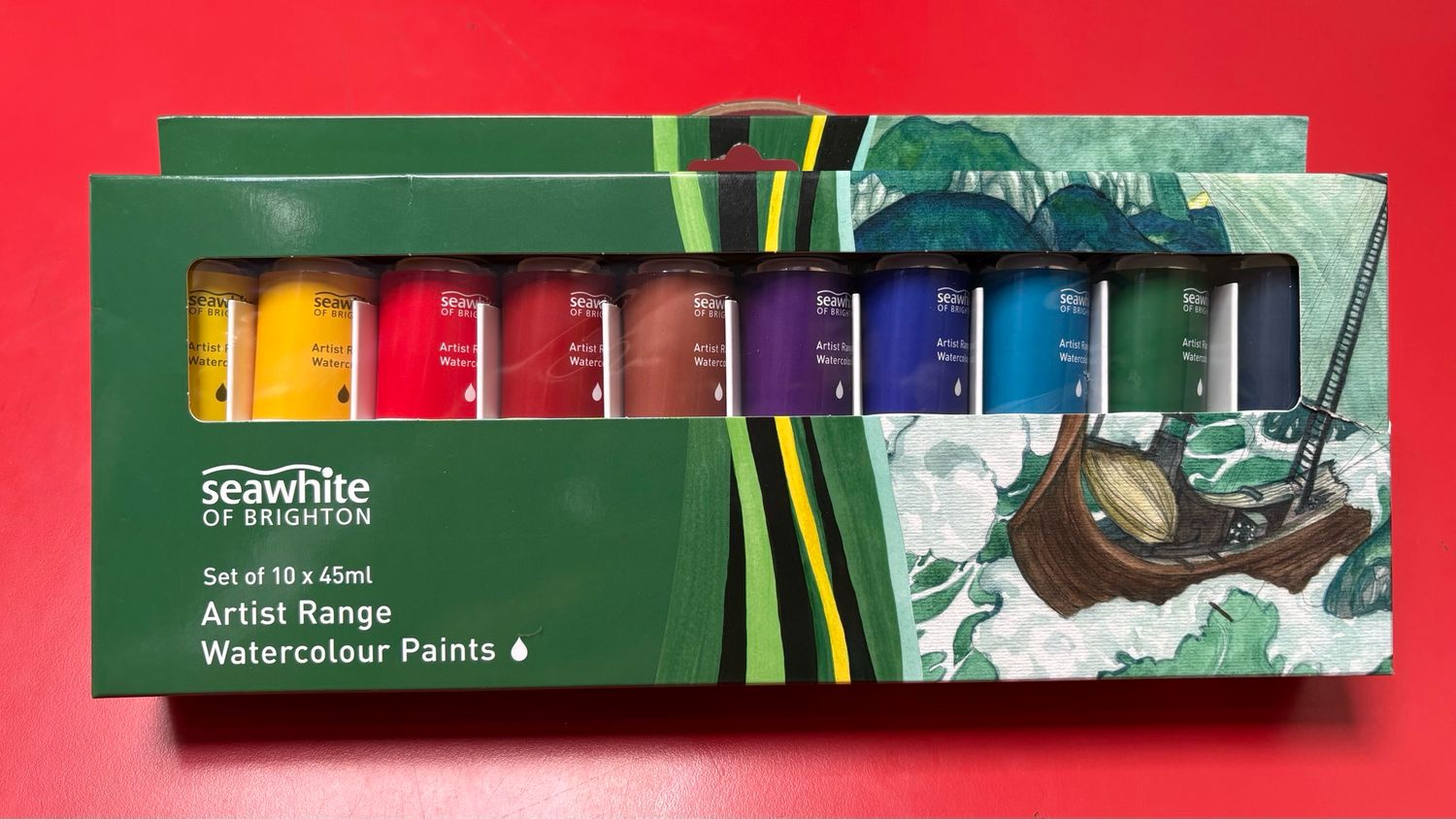 Seawhite Of Brighton Watercolour 10x45ml Tube Set