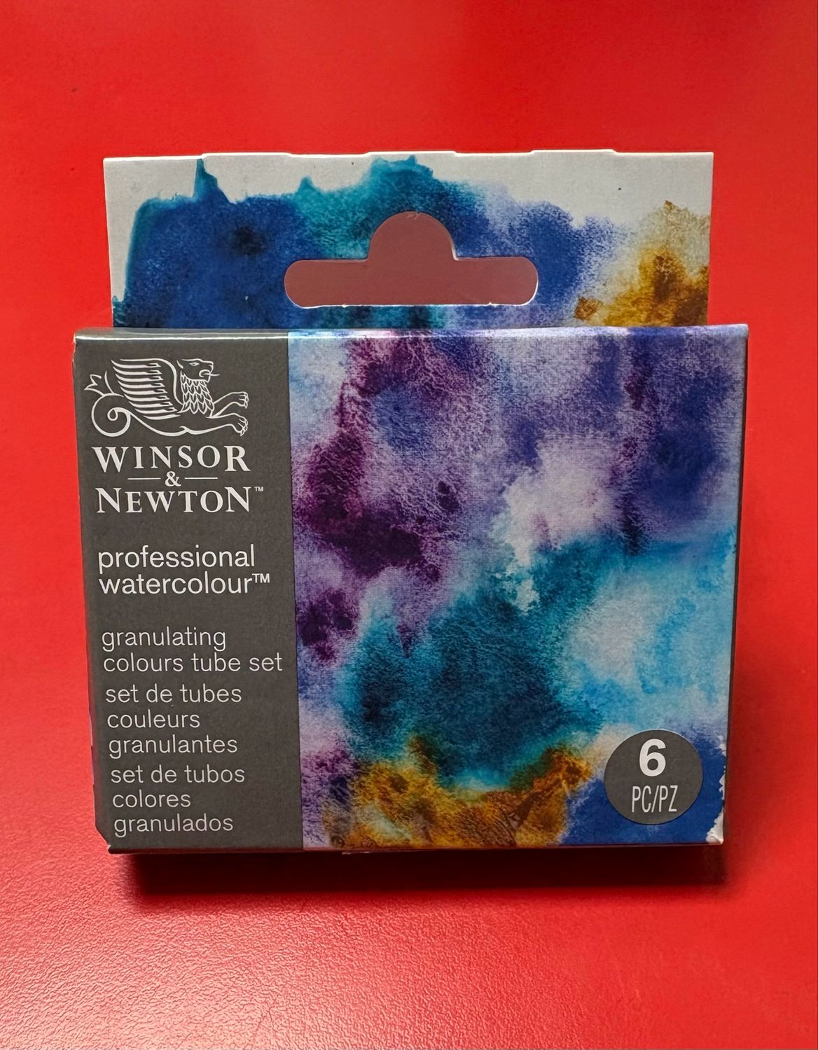 Winsor &amp; Newton Professional Watercolour Granulating Set 6x5ml Tubes