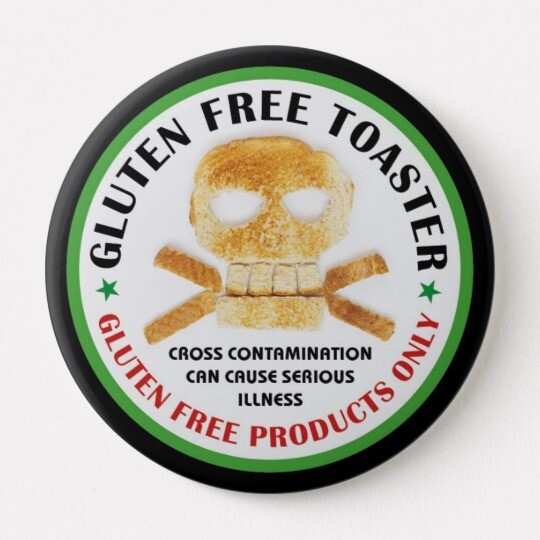 Gluten Free Toaster Magnet / Magnetic Bottle Opener