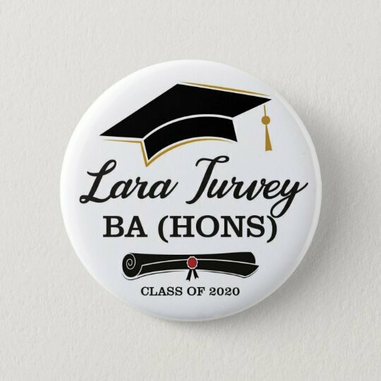 Personalised Graduation Badge / Button / Pin / Bottle Opener