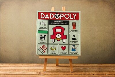 Dadopoly: Personalised Monopoly-Style Gift for Your Dad