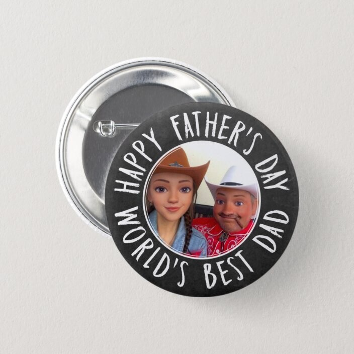 World's Best Dad Father's Day Badge