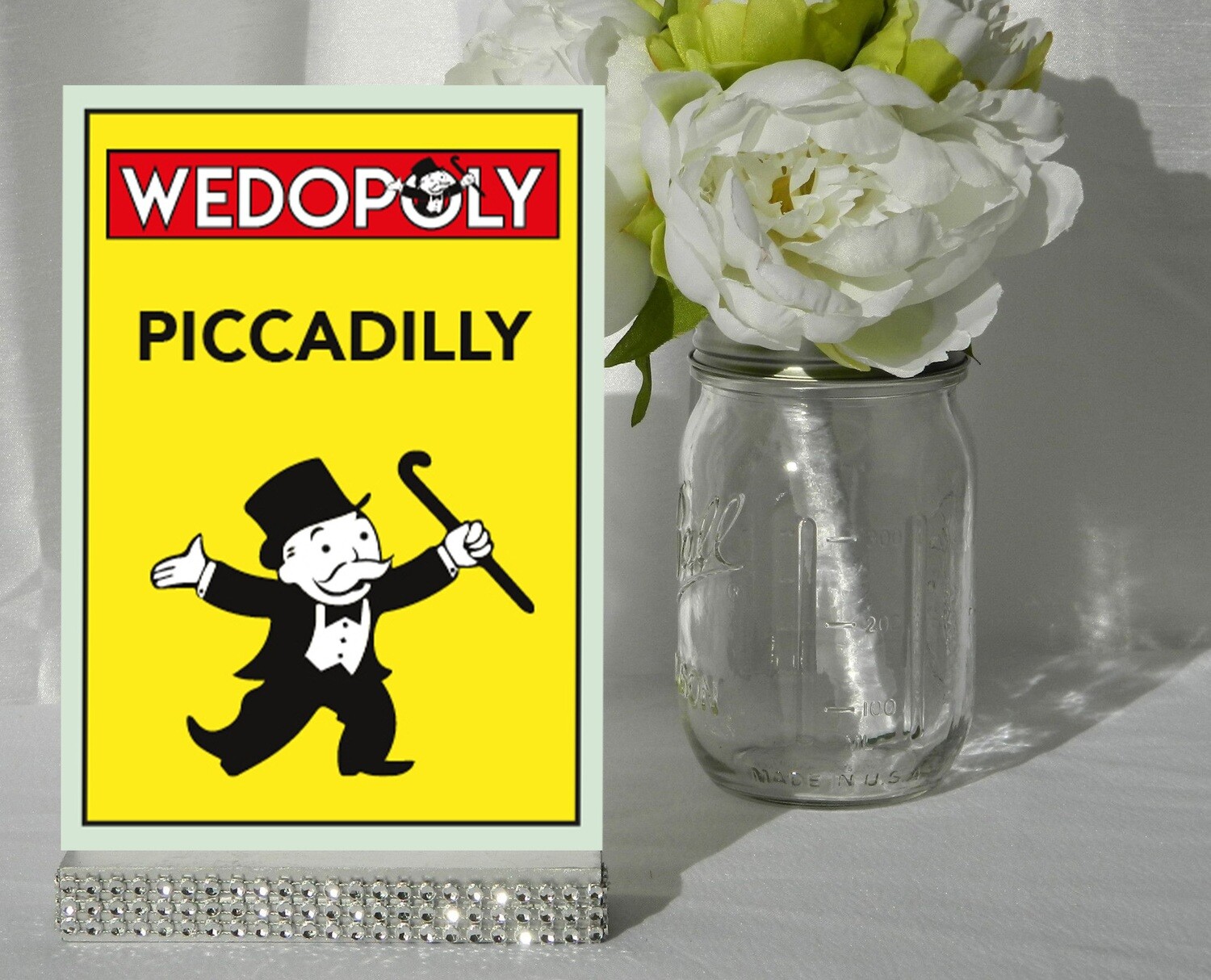 Monopoly Themed Table Names / Numbers