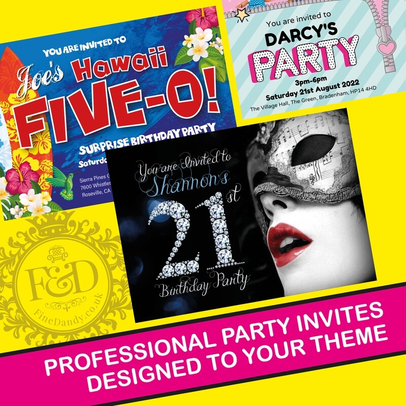 Party Invite Design (Digital File)
