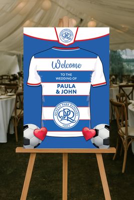 Football Themed Welcome Board