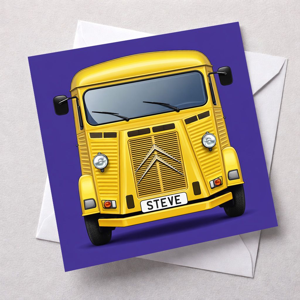 Personalised Citroën HY Van Greetings Card, Print or Coaster