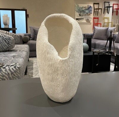 Ocean white vase
