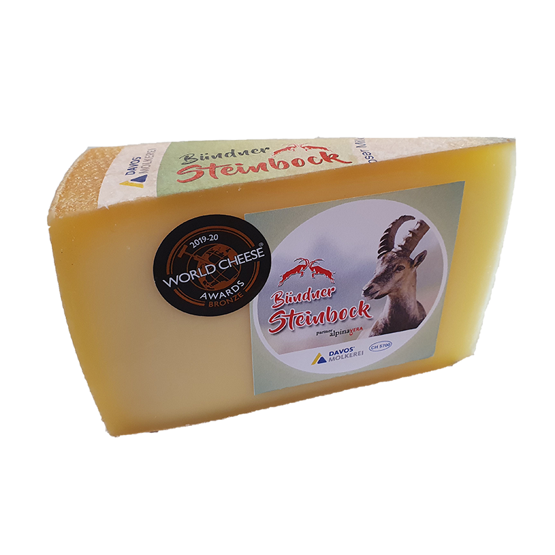 Bündner Steinbock Käse 200g - 300g  CHF 2.00 / 100g