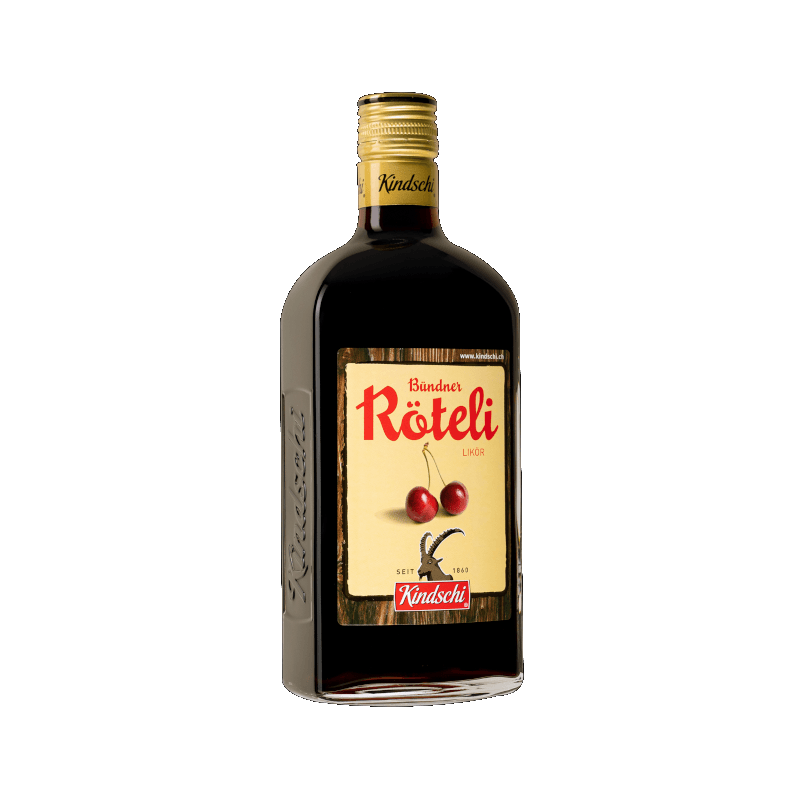 Liqueur Bündner Röteli, 70 cl.