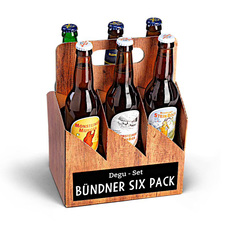 Bündner Six-Pack Degu Set 6 x 33cl