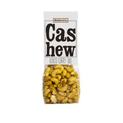 Bio Cashews gewürzt Kokos-Curry 140g