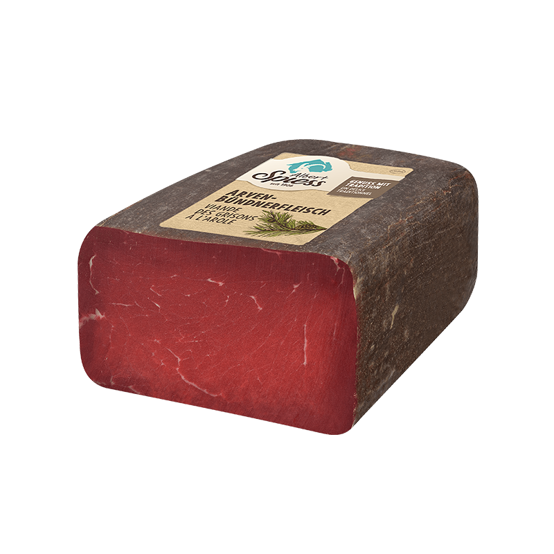 Arven Bündnerfleisch 800g - 1.3kg hergestellt aus Schweizer Rindfleisch  100g CHF 9.80