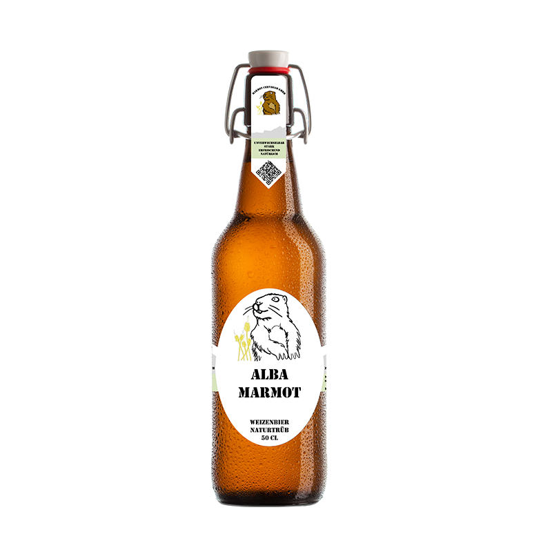 Alba Marmot Weizenbier Naturtrüb 50cl