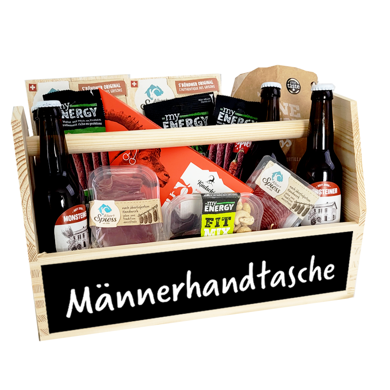 Geschenkkorb Männer Handtasche large