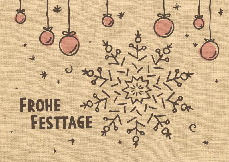 Carte Joyeuses Fêtes