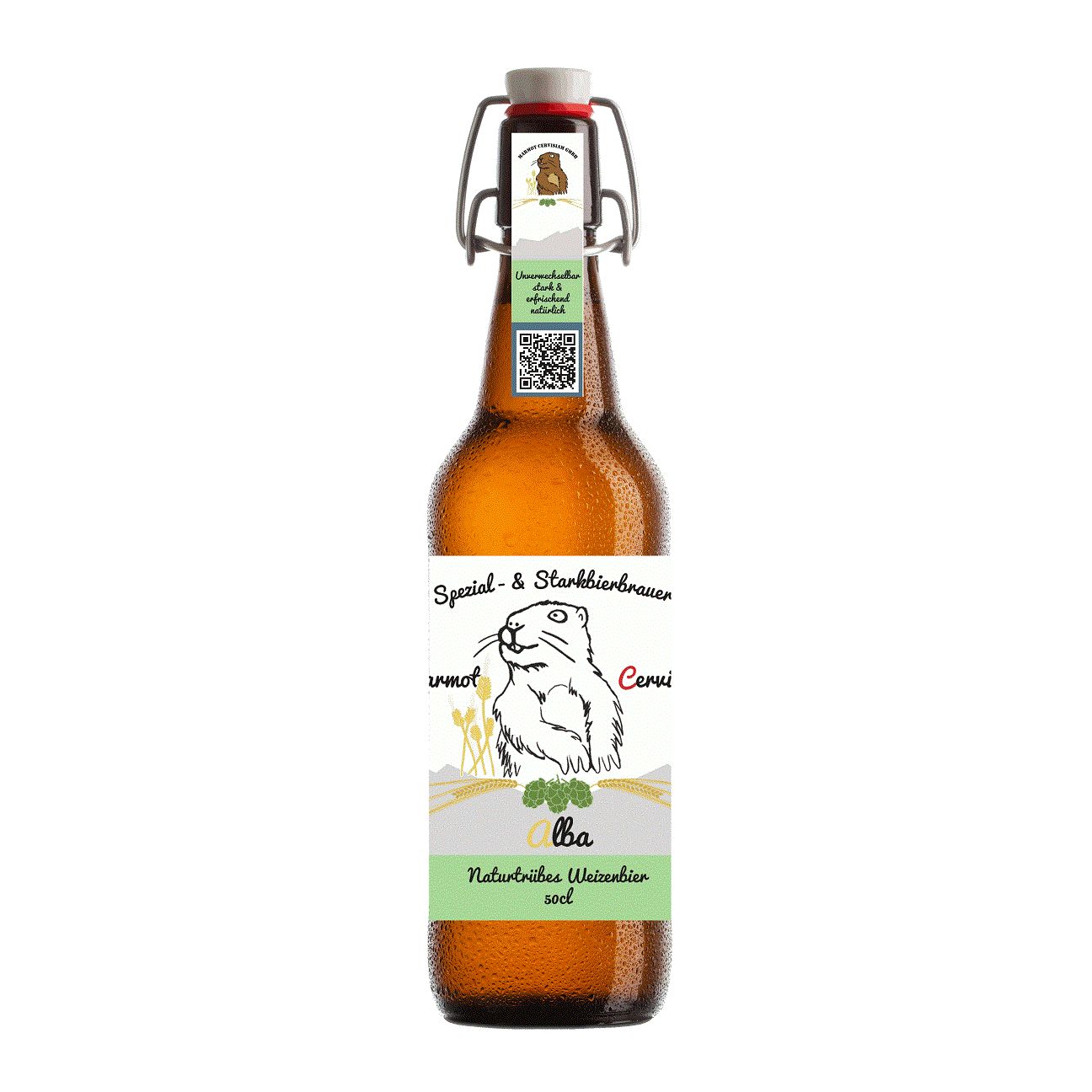 Alba Marmot Weizenbier Naturtrüb 50cl