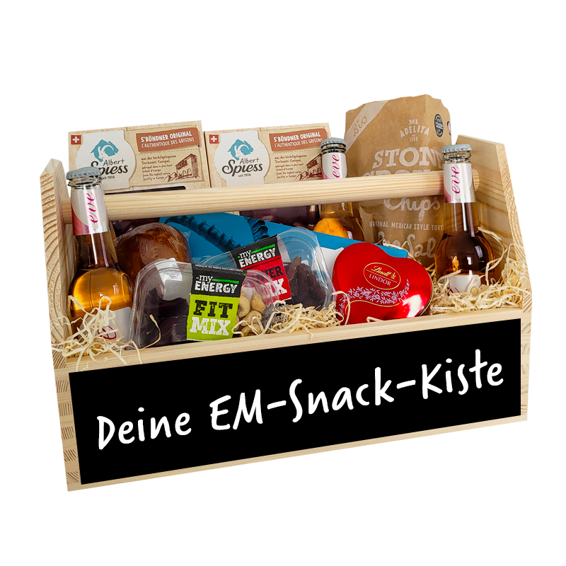 Geschenkkorb EM-Snack-Kiste