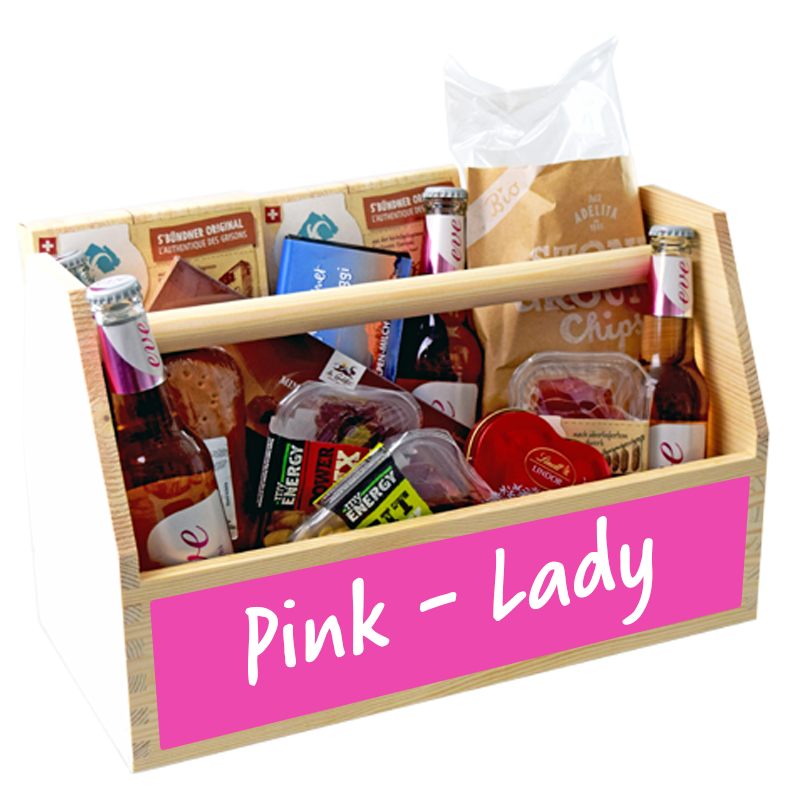 caissette gourmande Pink Lady