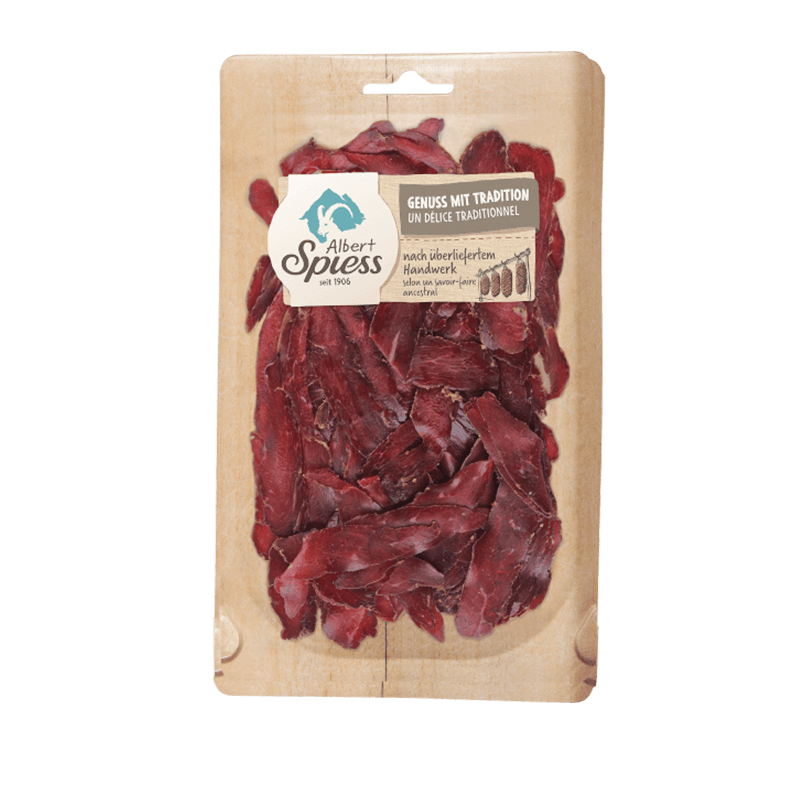 Viande séchée de Schiers faite maison, 60 - 90g, produite à partir de bœuf suisse