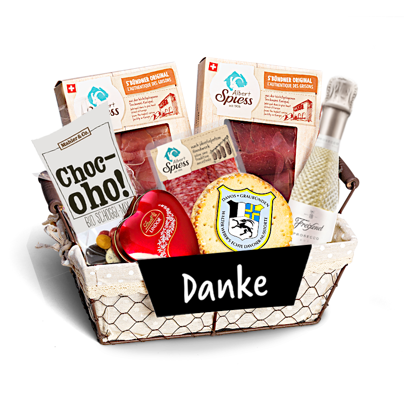 Geschenkkorb Danke