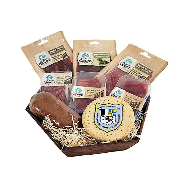 Geschenkkorb Bündner Genuss Madrisa