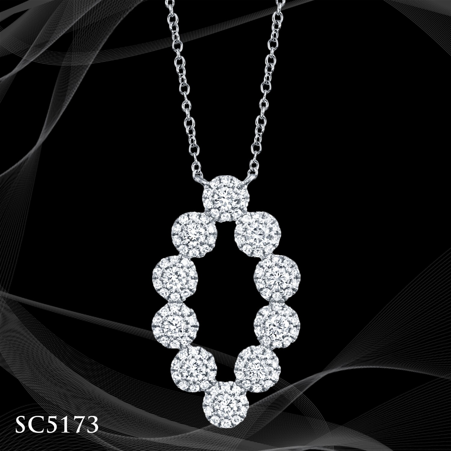 14 Karat White Gold Pendant 14 Karat White Gold Pendant