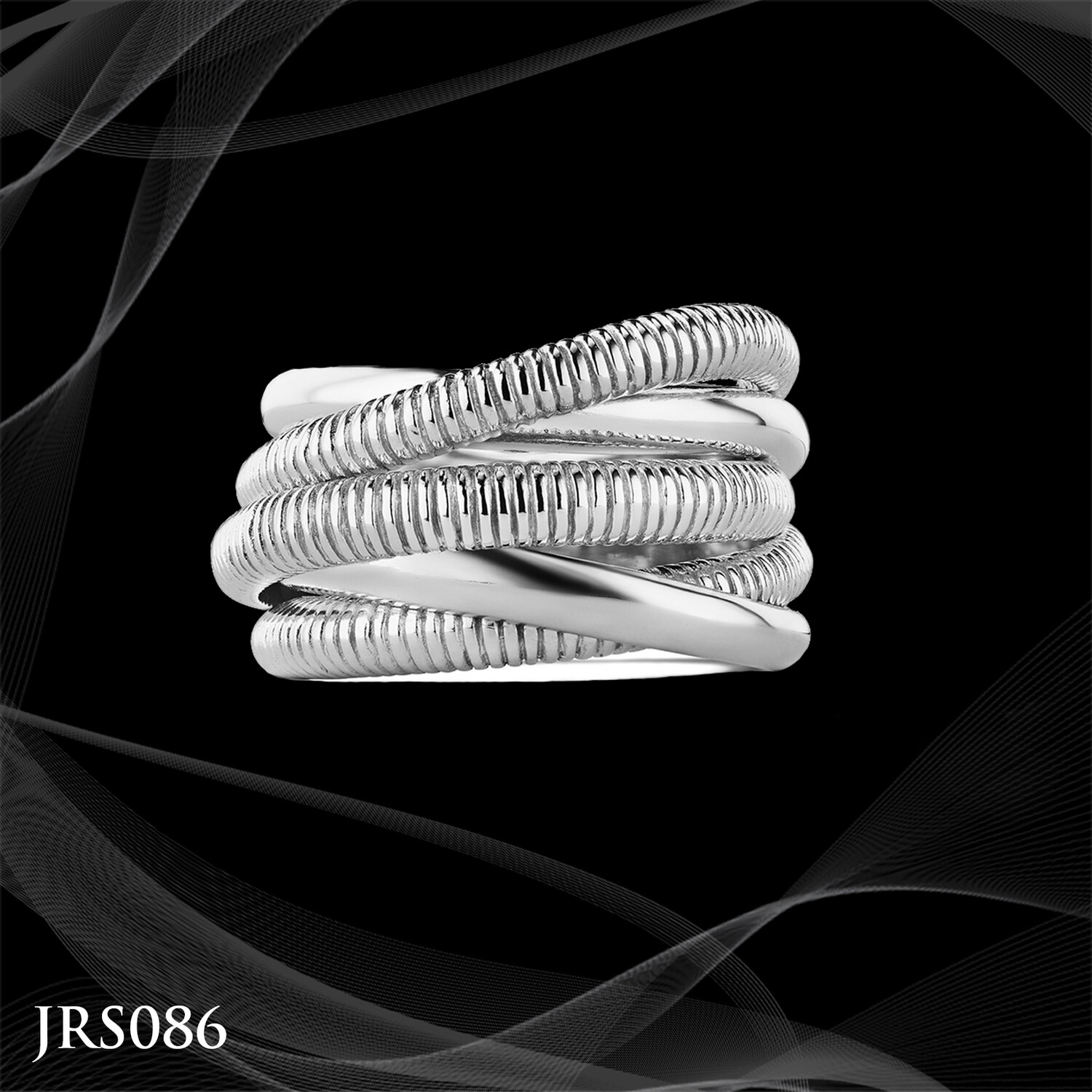 Judith Ripka Sterling Silver Eternity Highway Ring Judith Ripka Sterling Silver Eternity Highway Ring