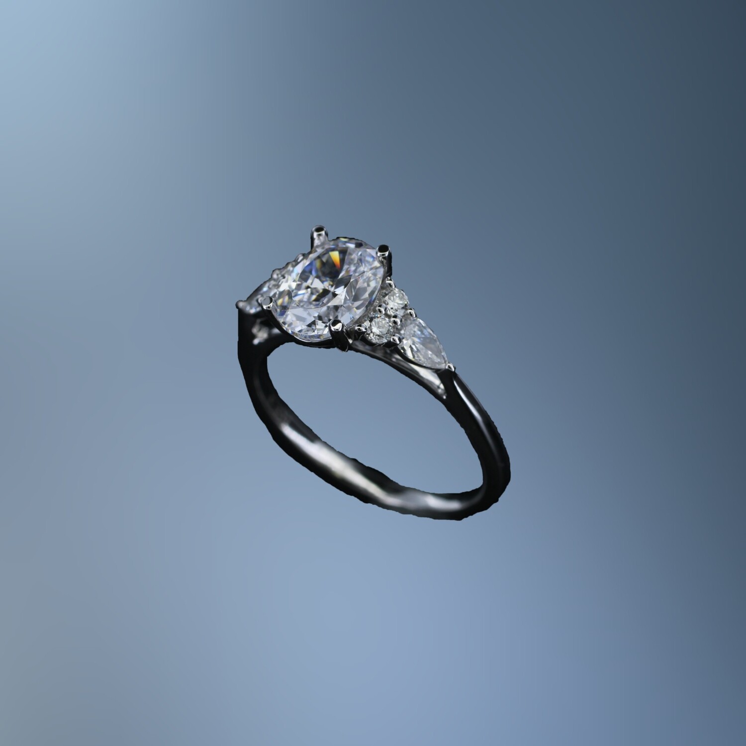 14KT YELLOW GOLD ENGAGEMENT RING