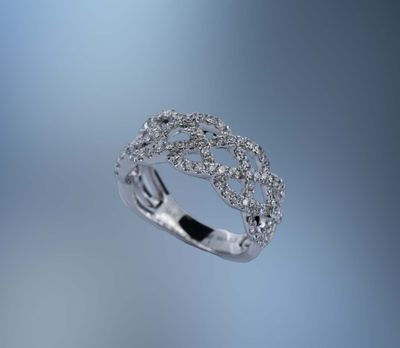 ONE 14KT WHITE GOLD LADYS NATURAL DIAMOND RING CONTAINING .75 CT TOTAL WEIGHT OF NATURAL ROUND BRILLIANT CUT DIAMONDS. ONE 14KT WHITE GOLD LADYS NATURAL DIAMOND RING CONTAINING .75 CT TOTAL WEIGHT OF NATURAL ROUND BRILLIANT CUT DIAMONDS. 