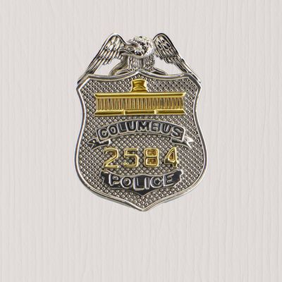 Customizable First Responder Badge Pendants