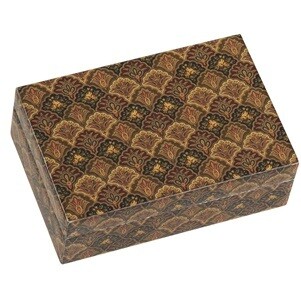 Brown Charleston Art Deco Trinket Box
