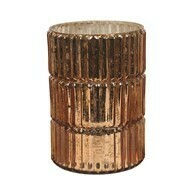 Copper Distressed Hurrican Vase