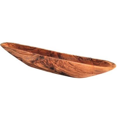 Olive Wood Contemporary Olive Dish