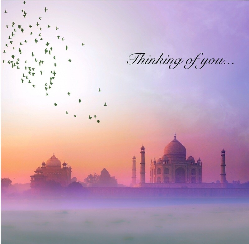 Thinking of you - Taj Mahal Greeting Card