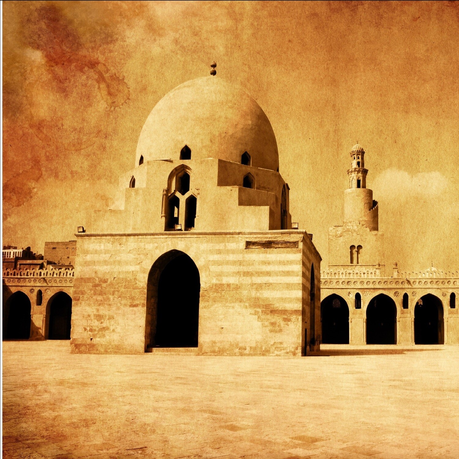 The Mosque of Ibn Tulun Greeting Card