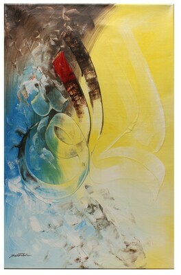 Al Khaliq Abstract Original Hand Painted Canvas Second