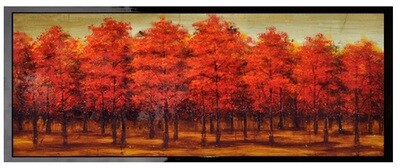 Crimson Morning - High Gloss Oil Painting