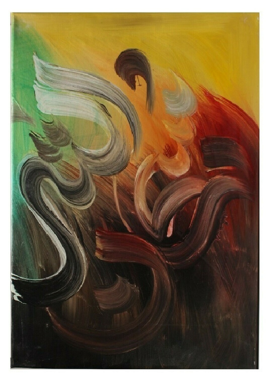 Subhan-Allah Abstract Original Hand Painted Canvas Second