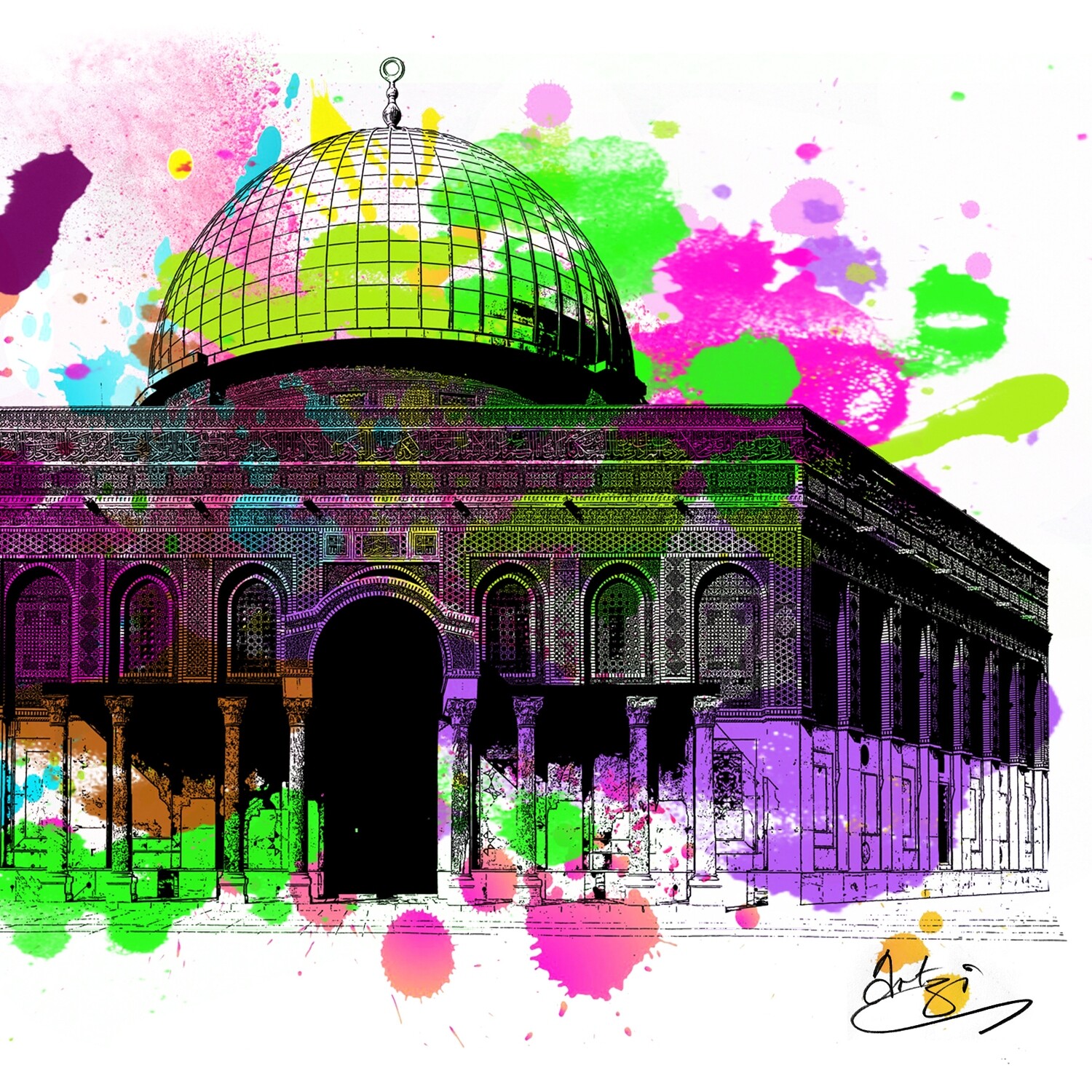 Dome of Love - Greeting Card