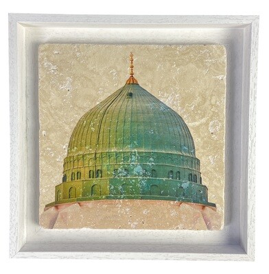 The Green Dome Al Masjid an Nabawi ( The Prophet’s Mosque) Medina Stone Tile