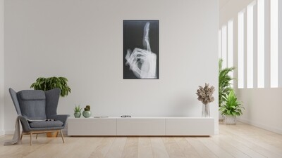Al-Ahad (The One) X-ray Finger Art Original Giclee Canvas