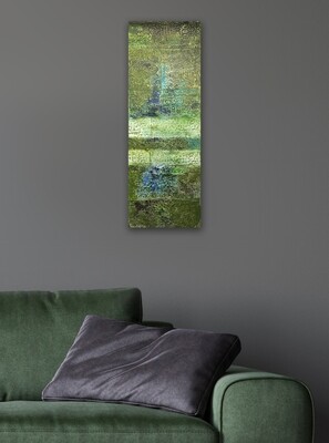 Abstract Ancient Arabic Calligraphy Oil Painting