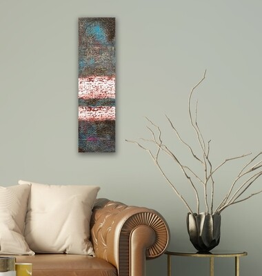 Abstract Ancient Arabic Calligraphy Oil Painting