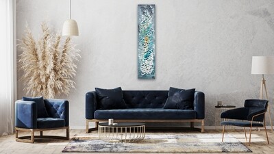 Al Adheem The Supreme - 99 names of Allah - Textured Multi-Media Original Hand painted Canvas