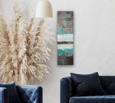 Abstract Ancient Arabic Calligraphy Oil Painting