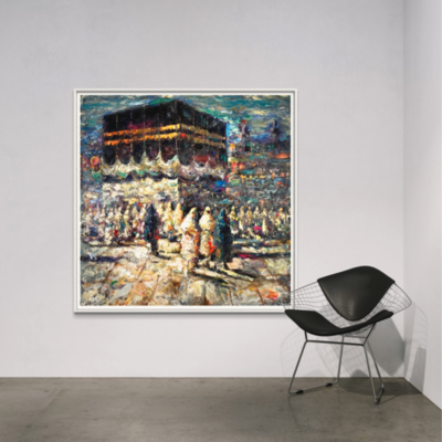 Kaaba - Hajj Season - Premium Giclee Print.