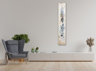 Alhamdulillah Textured Multi-Media Original Hand painted Canvas