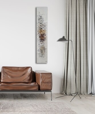 Al Malik Textured Multi-Media Original Hand painted Canvas