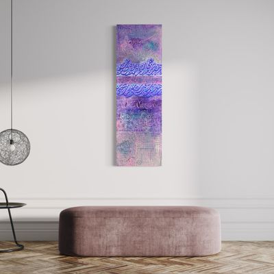 Multi Coloured Abstract Blessed Verses/Dua Oil Painting